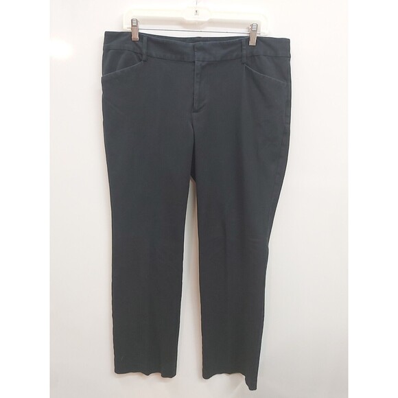 Eddie Bauer Women's Mercer Fit Black Pants - Size 14 - Picture 1 of 10